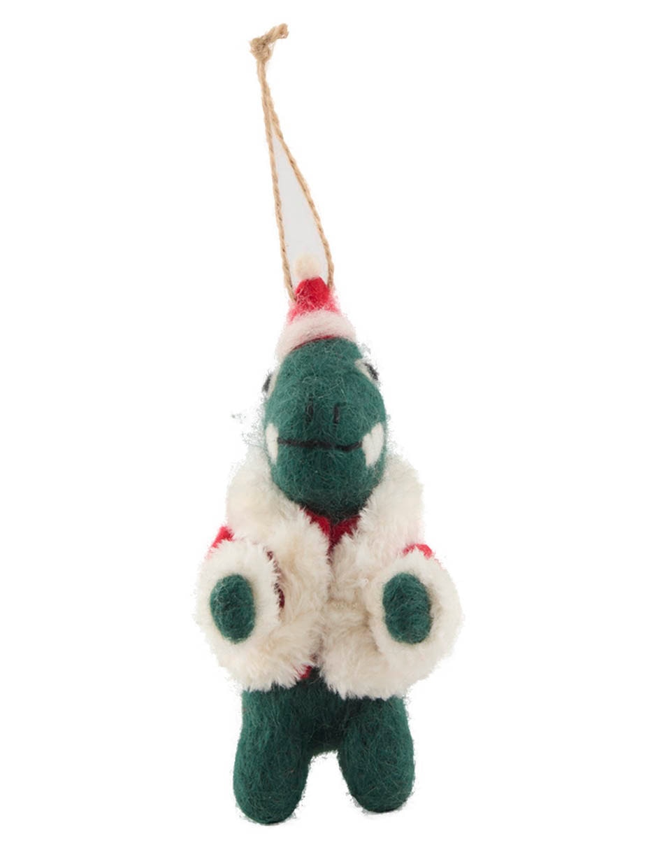 Ornamento navidad dinosaurio 1