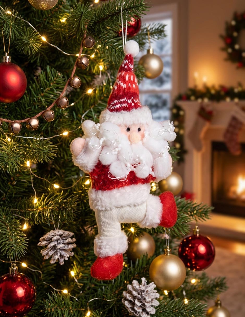 Ornamento navideño Santa Claus 4