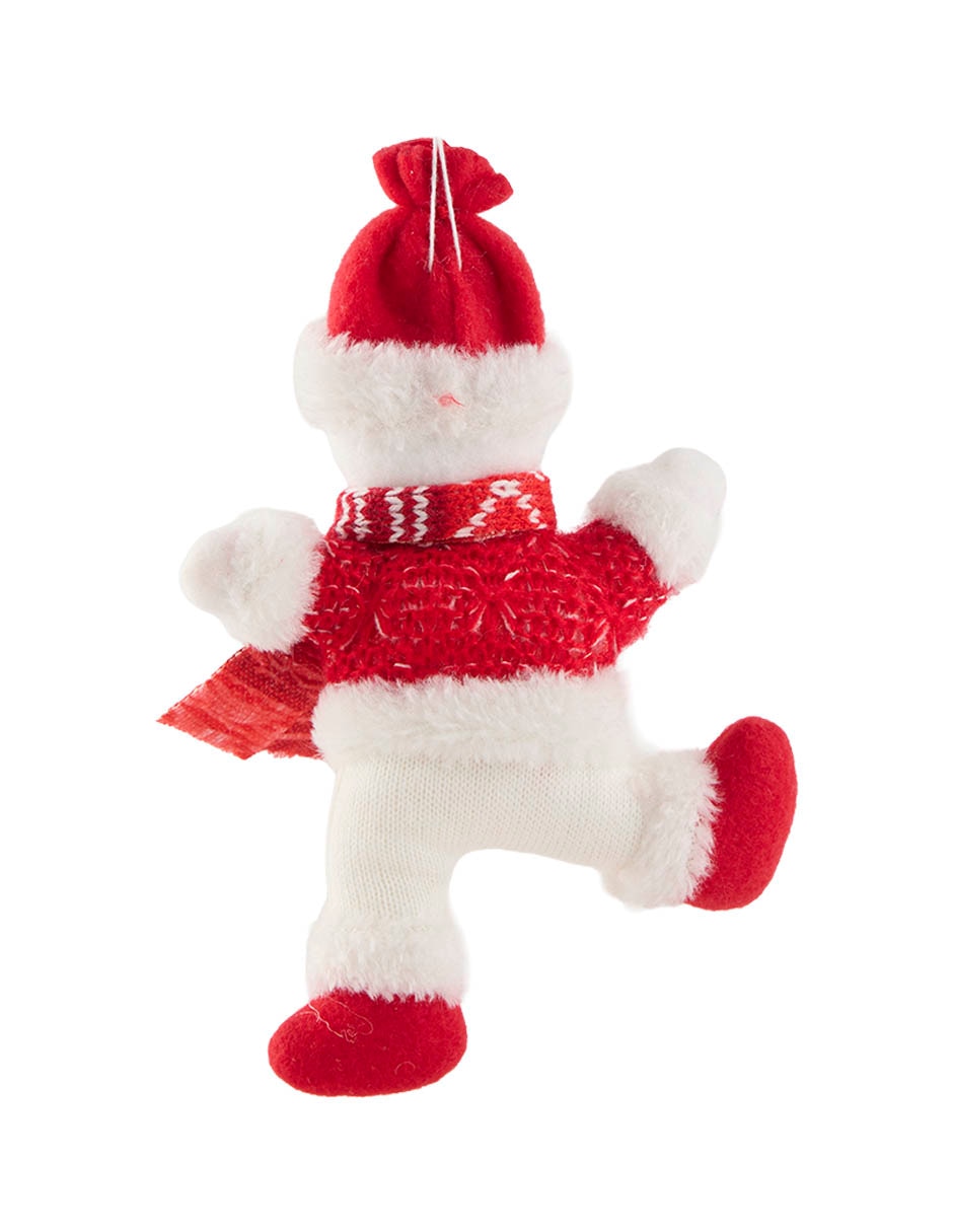 Ornamento Navidad muñeco nieve 2