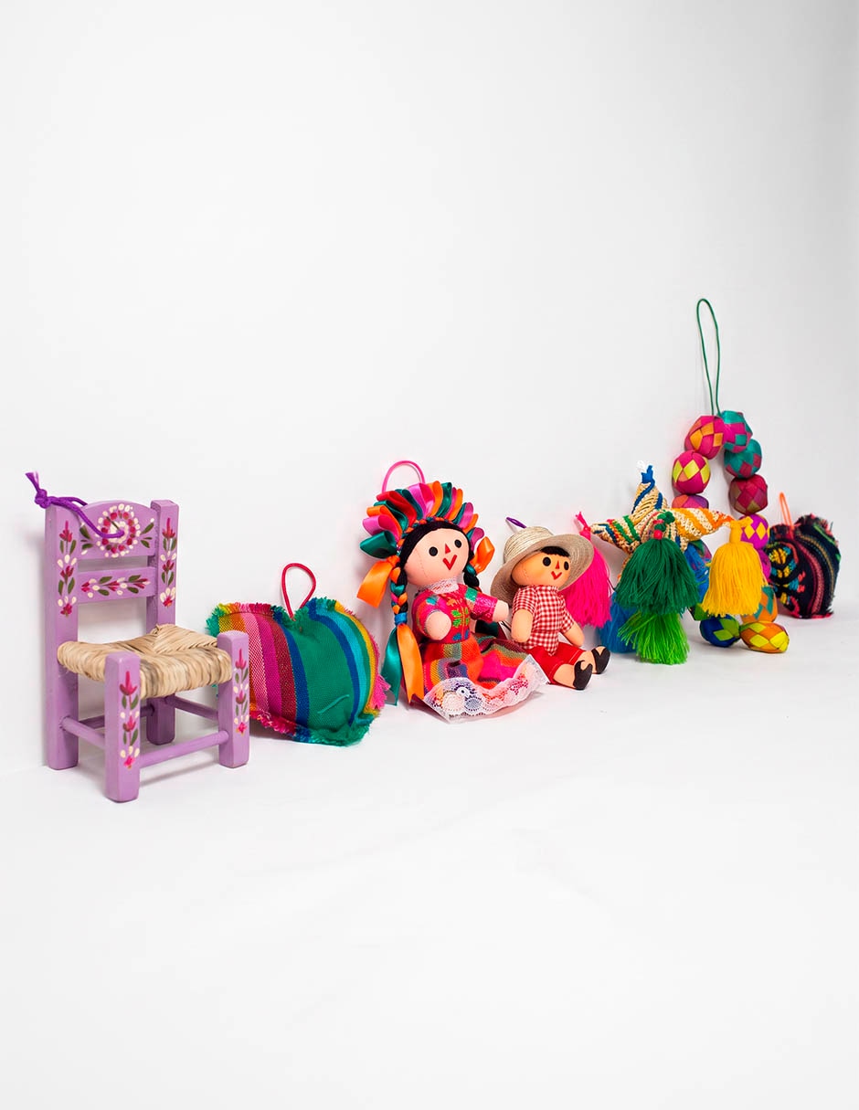 Se ornamentos navideños corazón maría 4