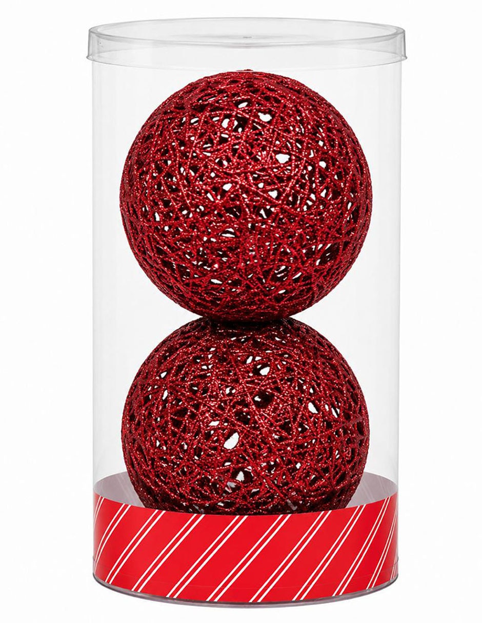 Set de esfera navideña con 2 piezas