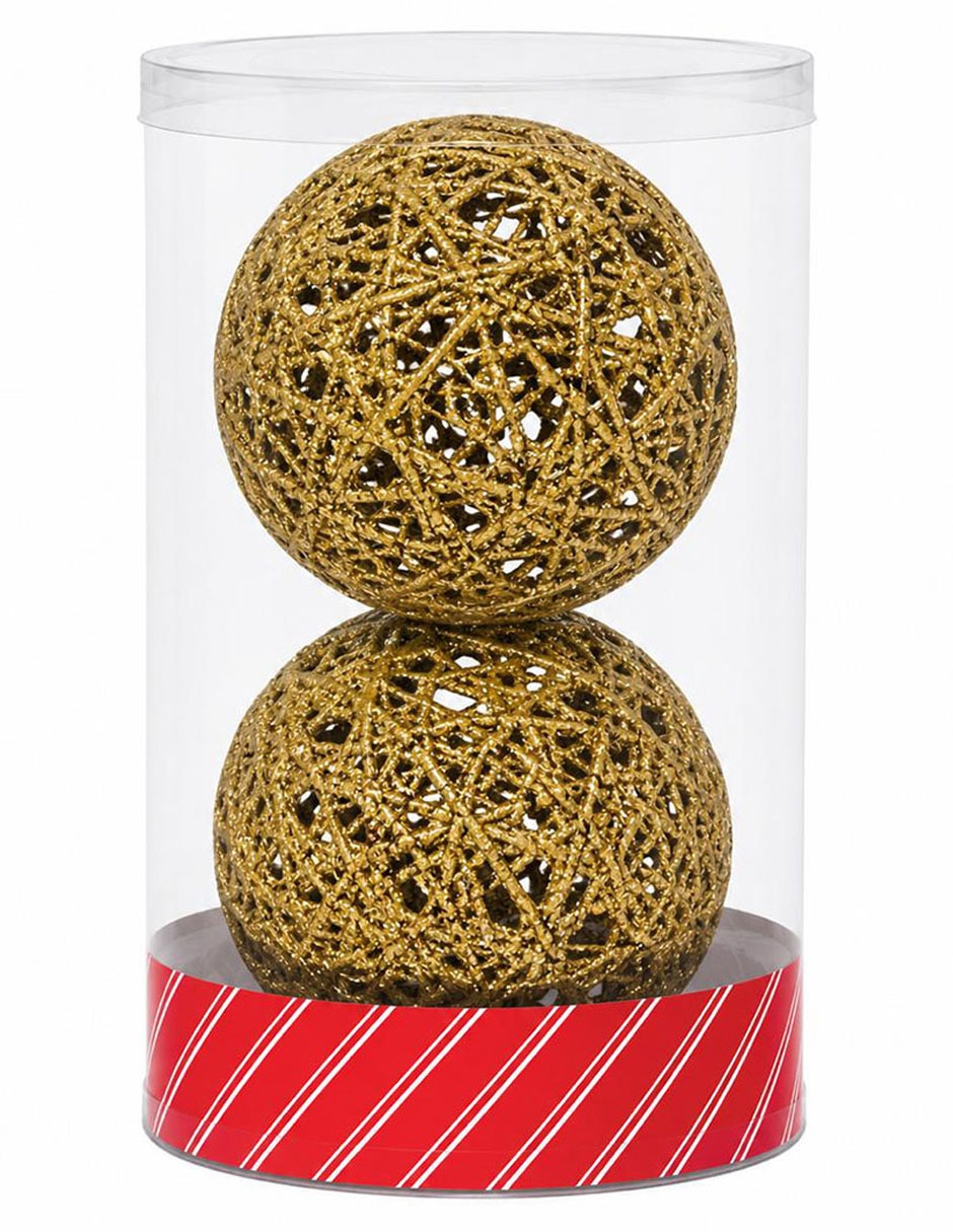 Set de esfera navideña con 2 piezas