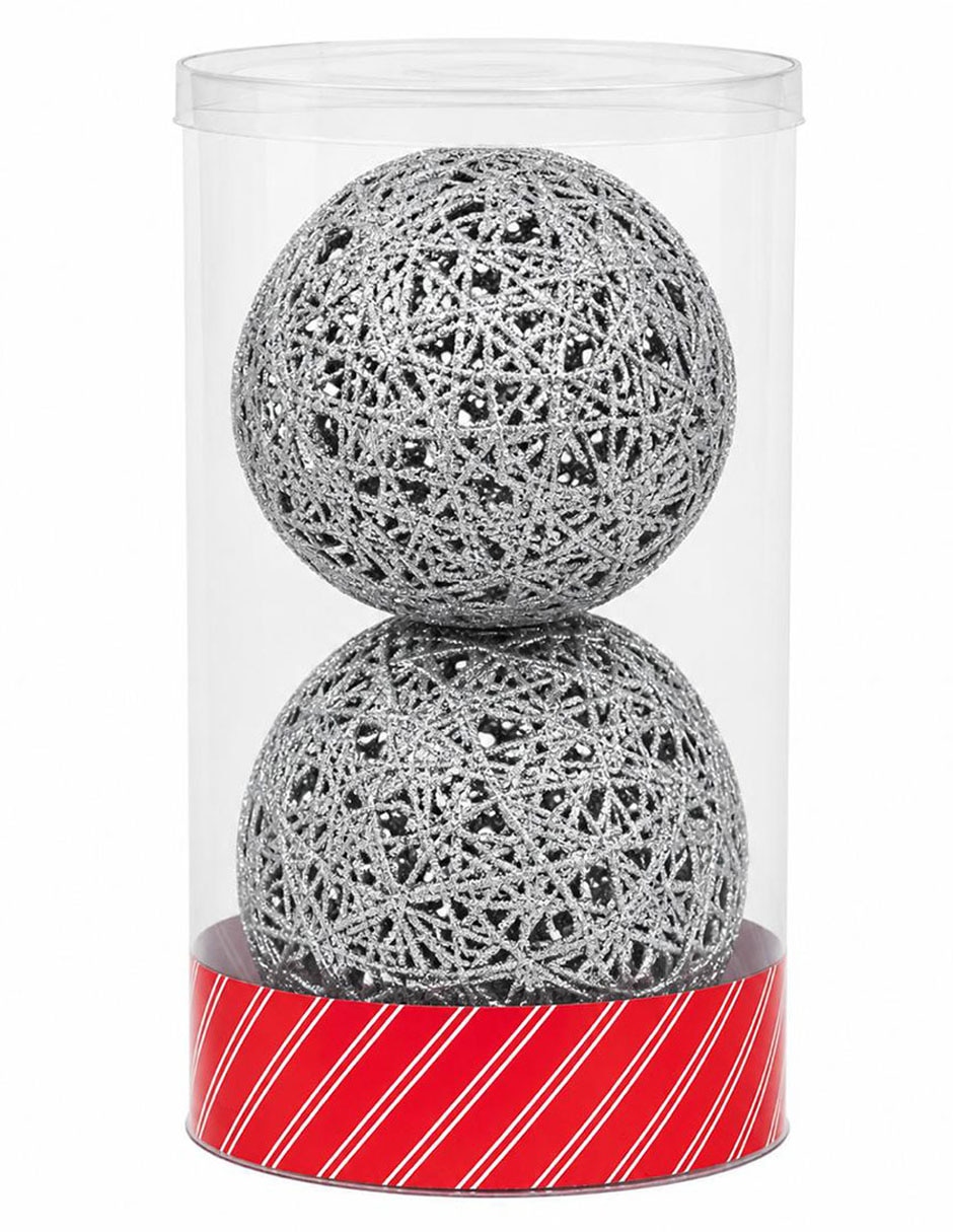 Set de esfera navideña con 2 piezas