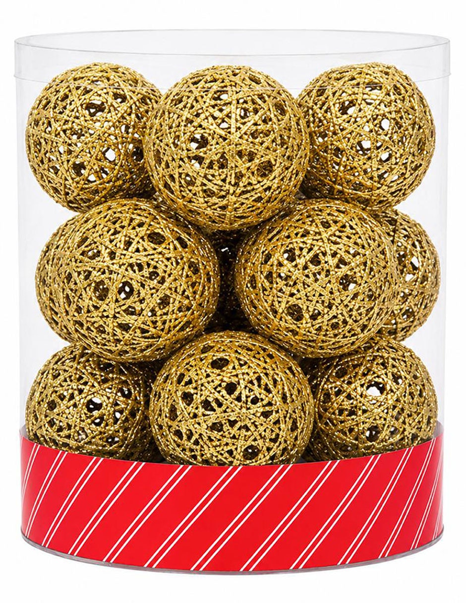 Set esfera navideña con 12 piezas Set esfera navideña con 12 piezas