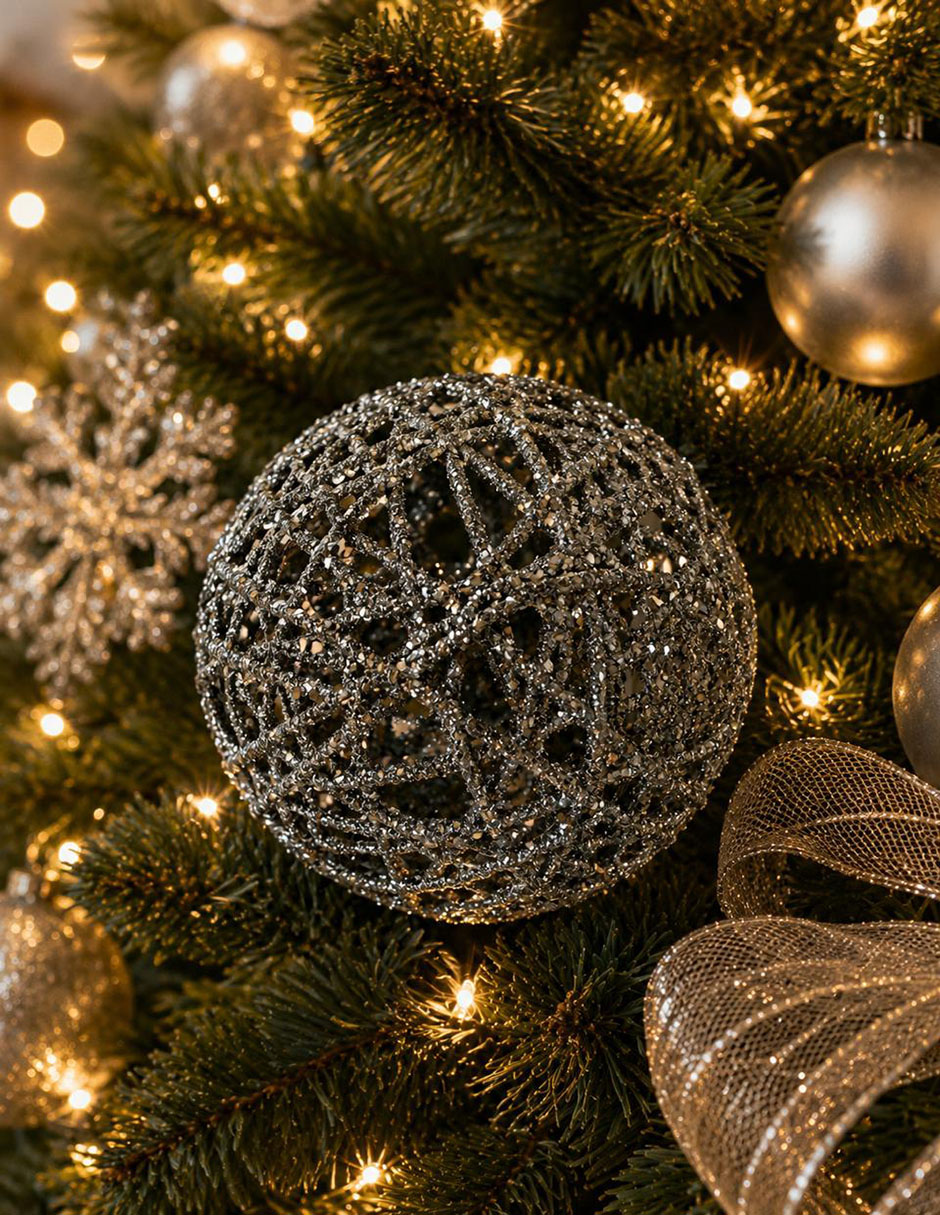 Set de esferas navideñas con 12 piezas 2