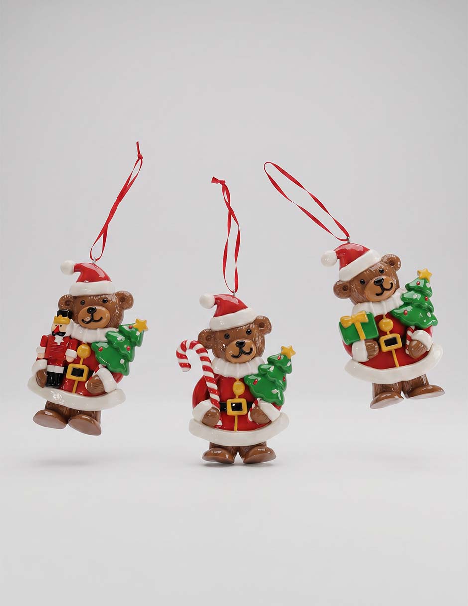Ornamento navideño oso Ornamento navideño oso