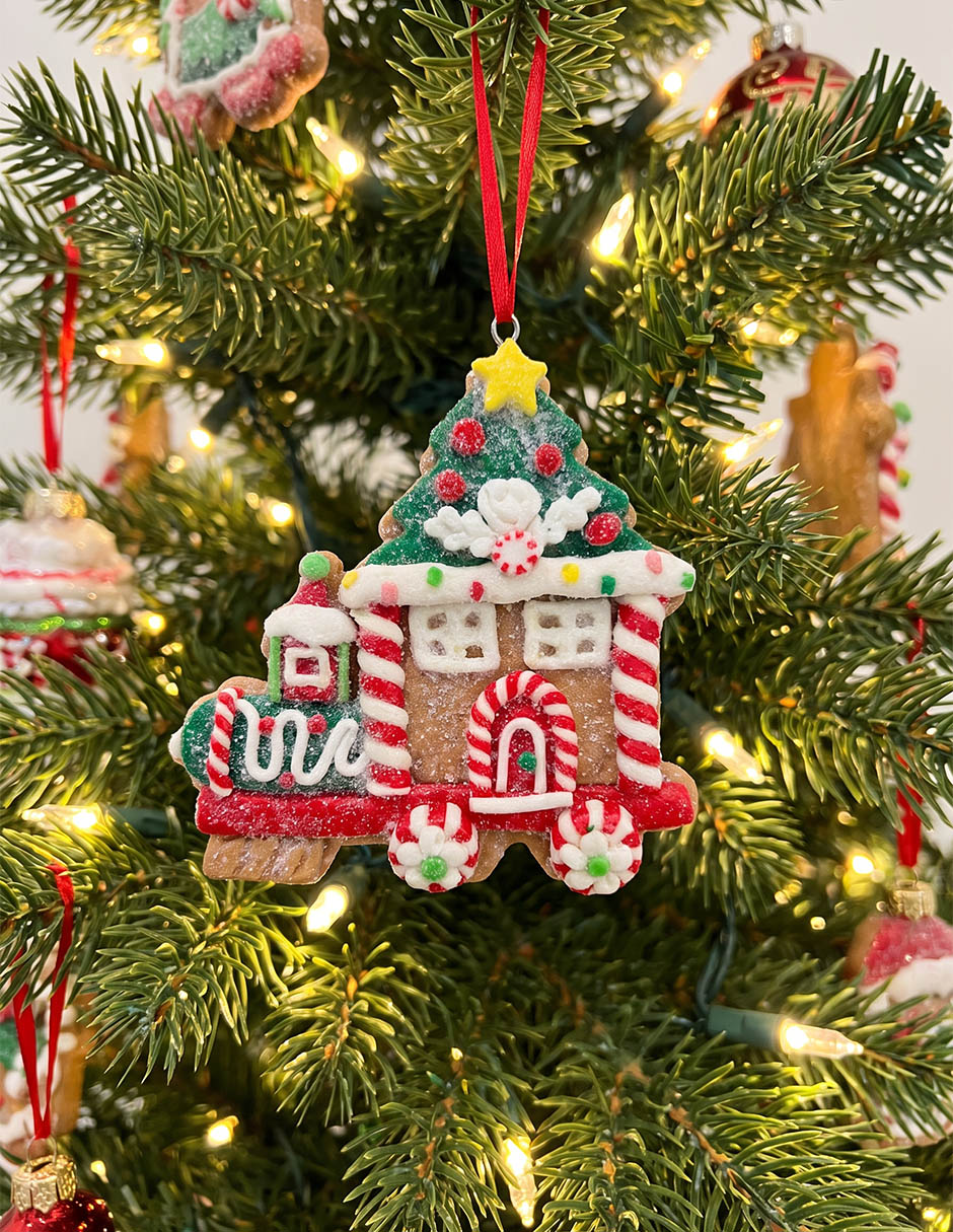Ornamento navideño casa de jengibre 2