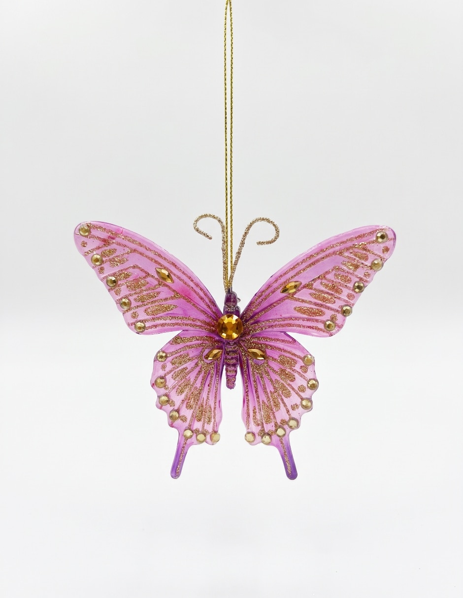Ornamento navideño mariposa