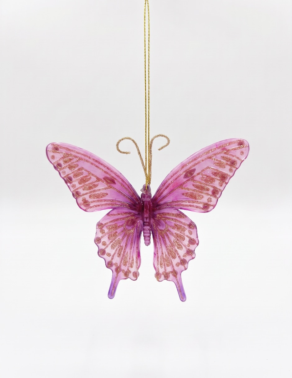Ornamento navideño mariposa 2