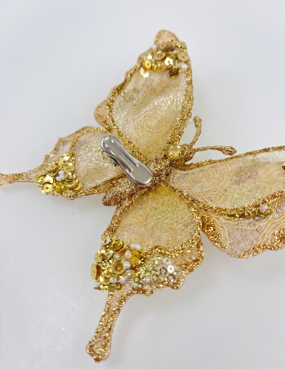Ornamento navideño mariposa Metallic 4
