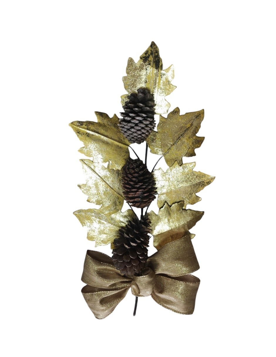 Ornamento Navidad No aplica Dorada 2