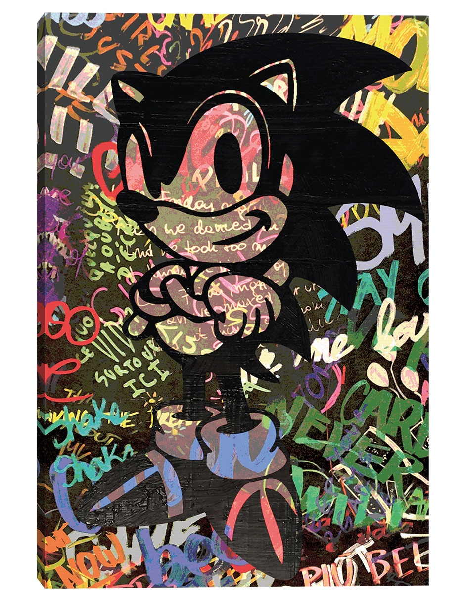 Cuadro Sonic Por The Pop Art Factory técnica impresión