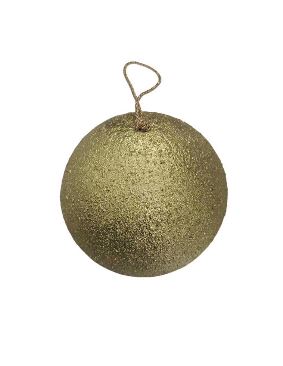 Esferas navidad dorada 1 pieza