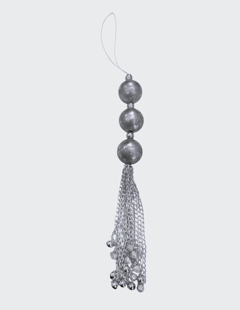 Ornamento navidad plata