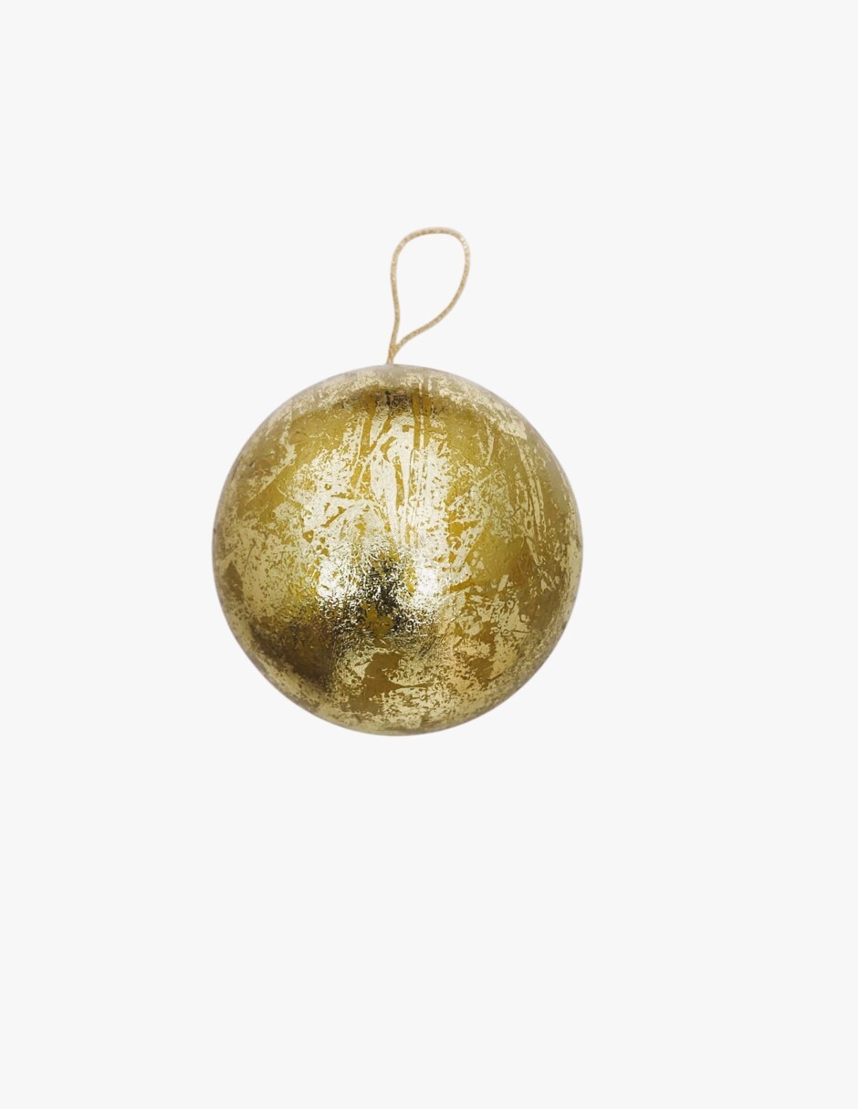 Esferas navidad dorada 1 pieza 2