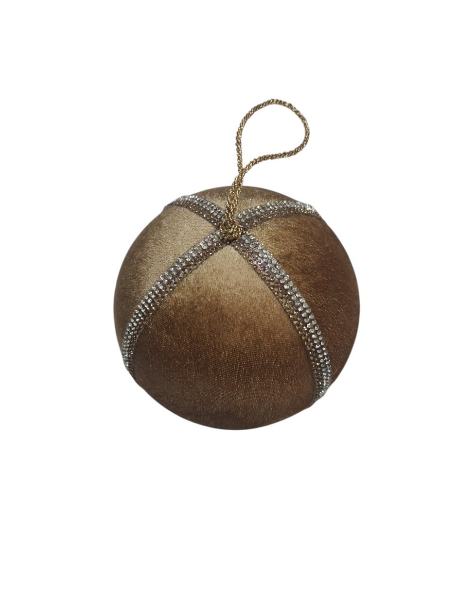Esferas navidad dorada 1 pieza 2