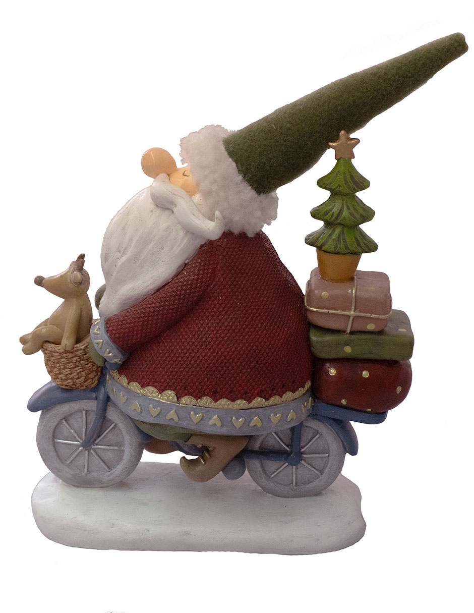 Figura decorativa navideña de santa claus 4