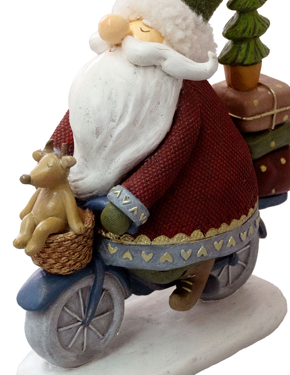 Figura decorativa navideña de santa claus 3