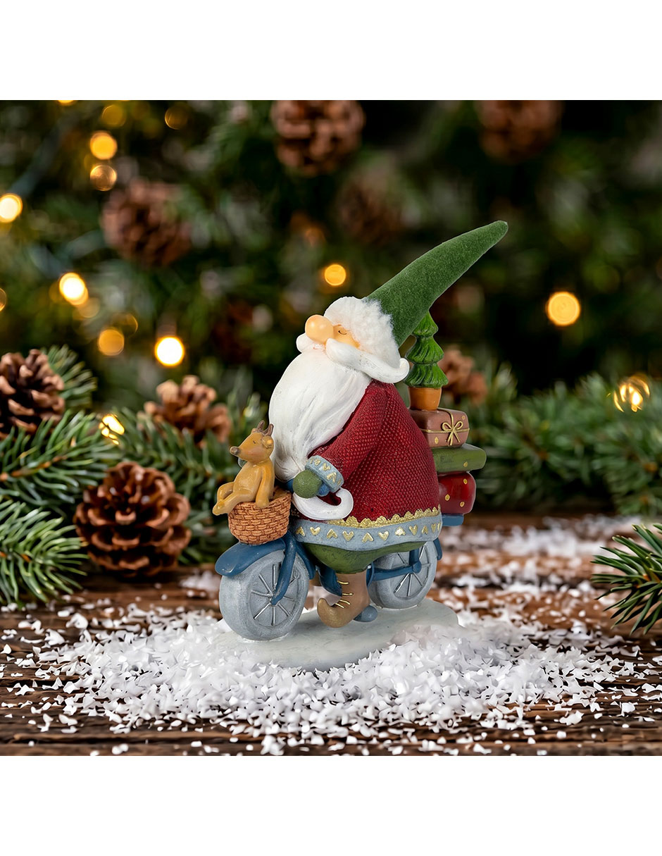 Figura decorativa navideña de santa claus 2