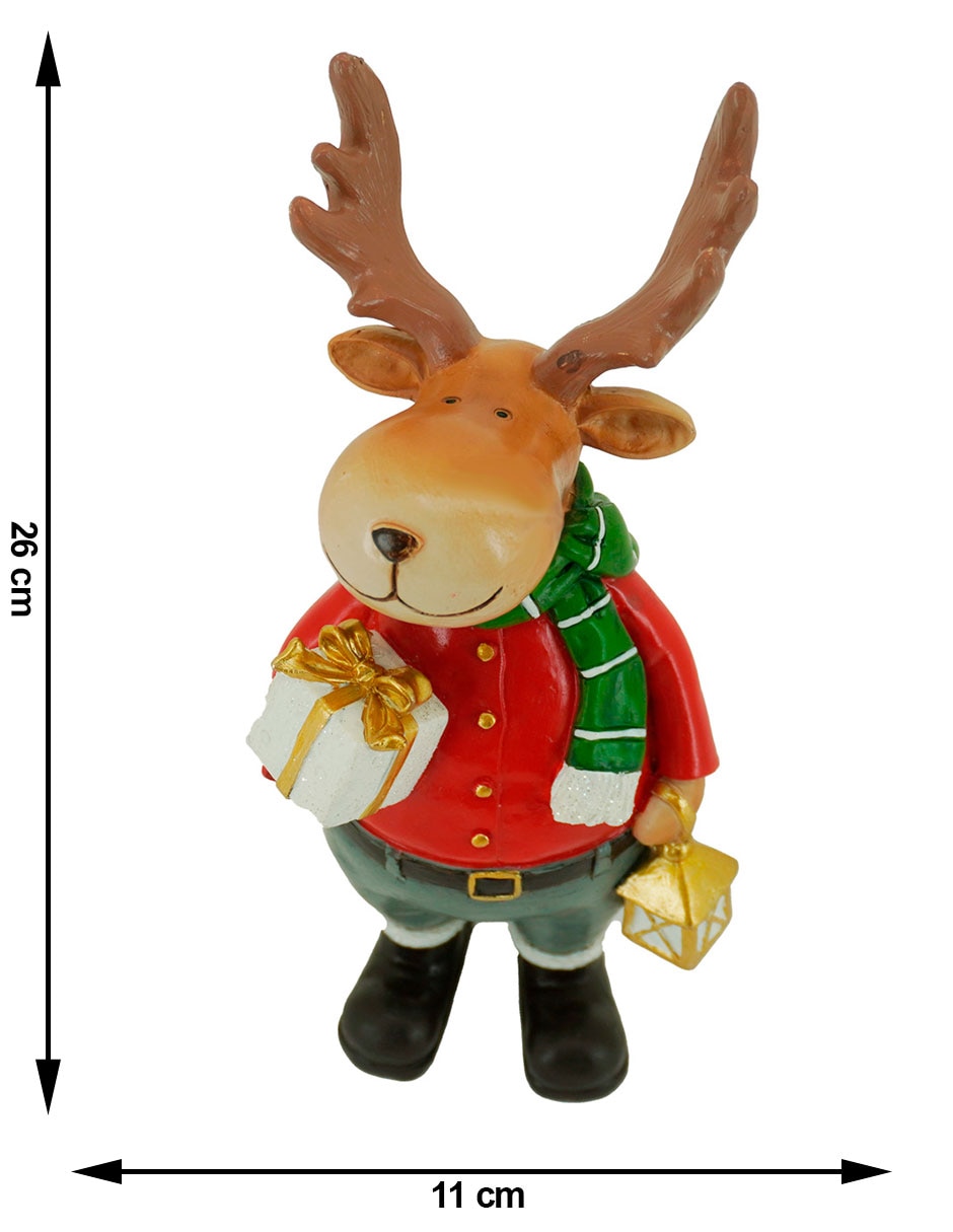 Figura decorativa navideña de Reno 6