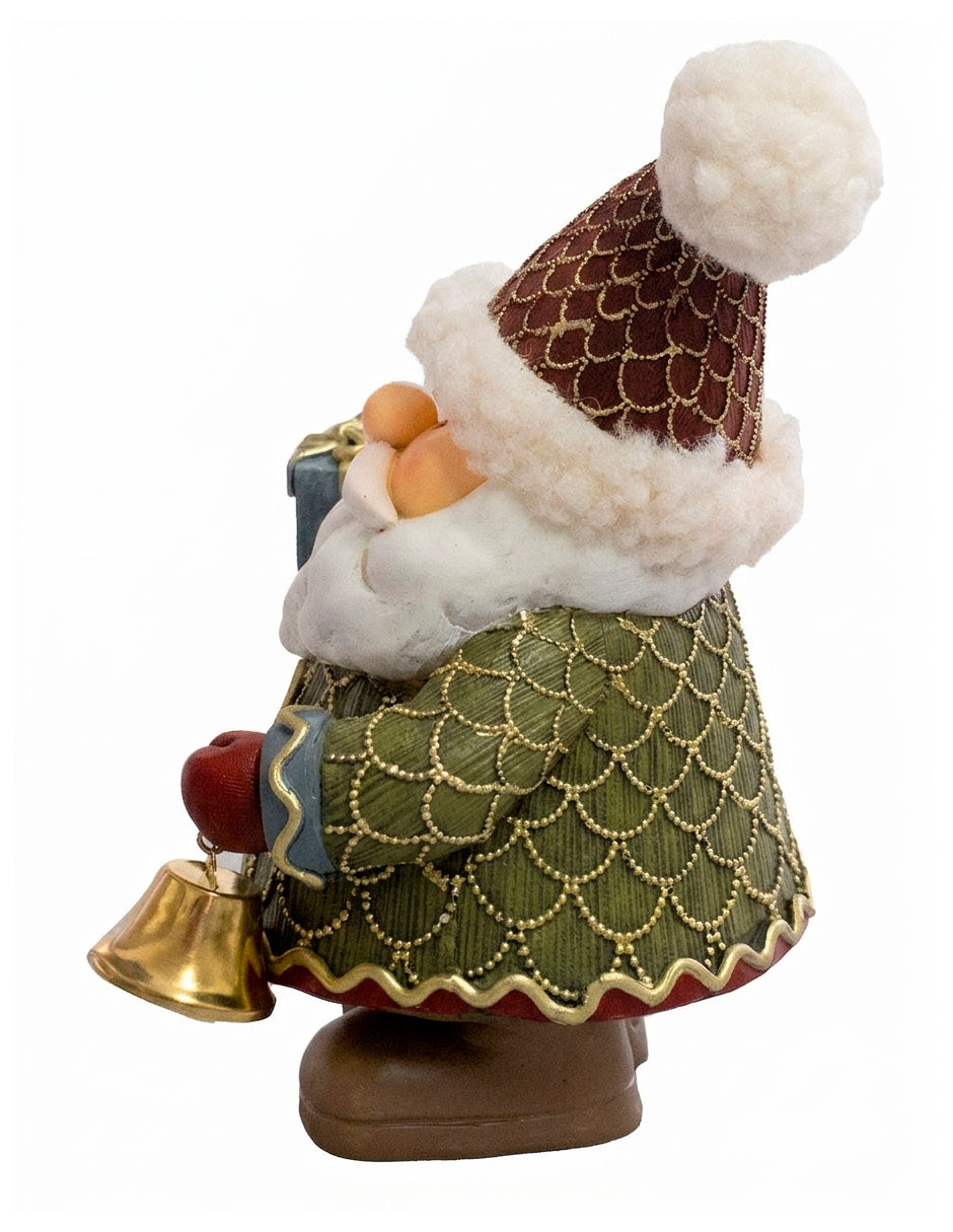 Figura decorativa navideña de santa claus genérica de poliresina 3