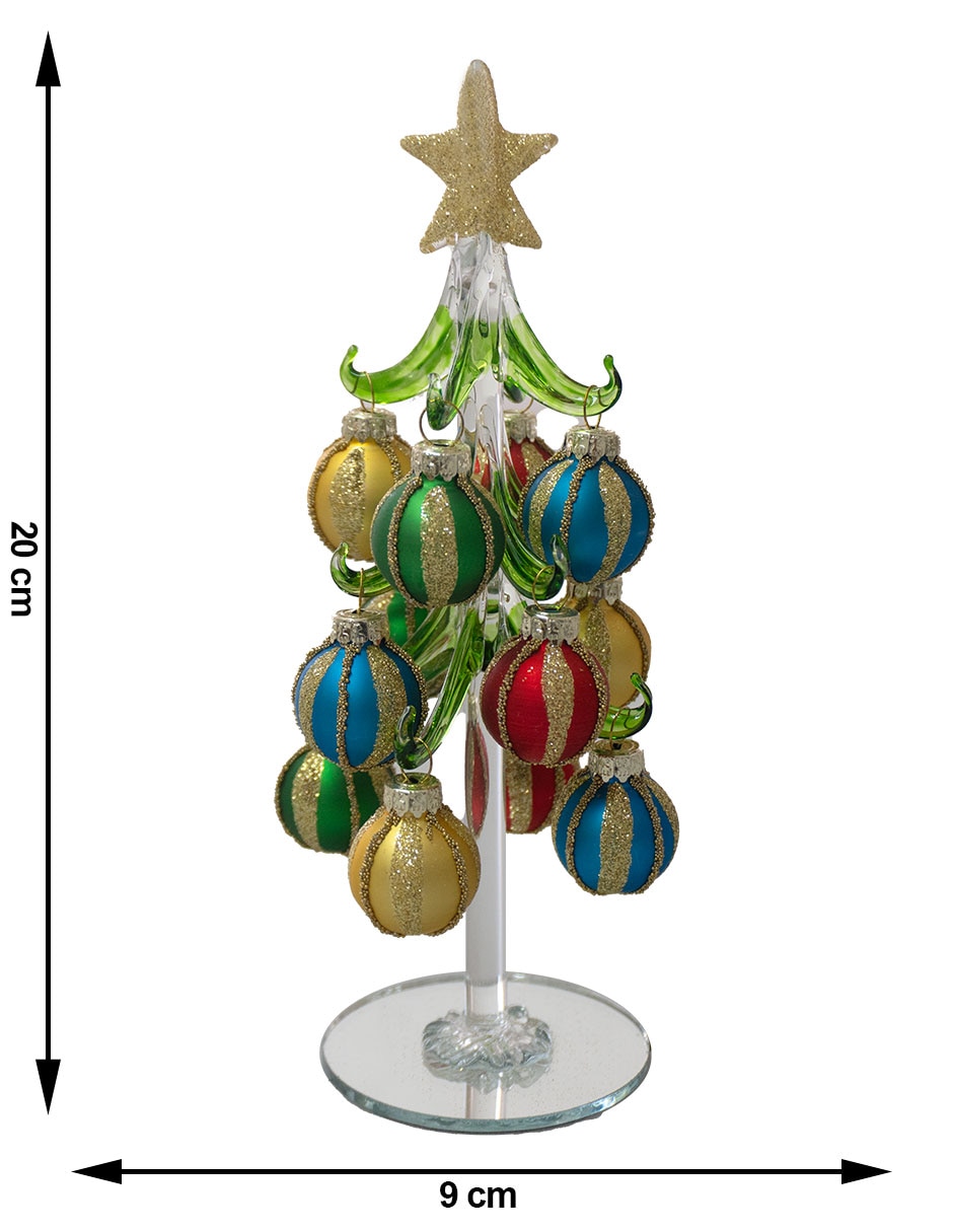 Árbol de navidad Running de cristal 6