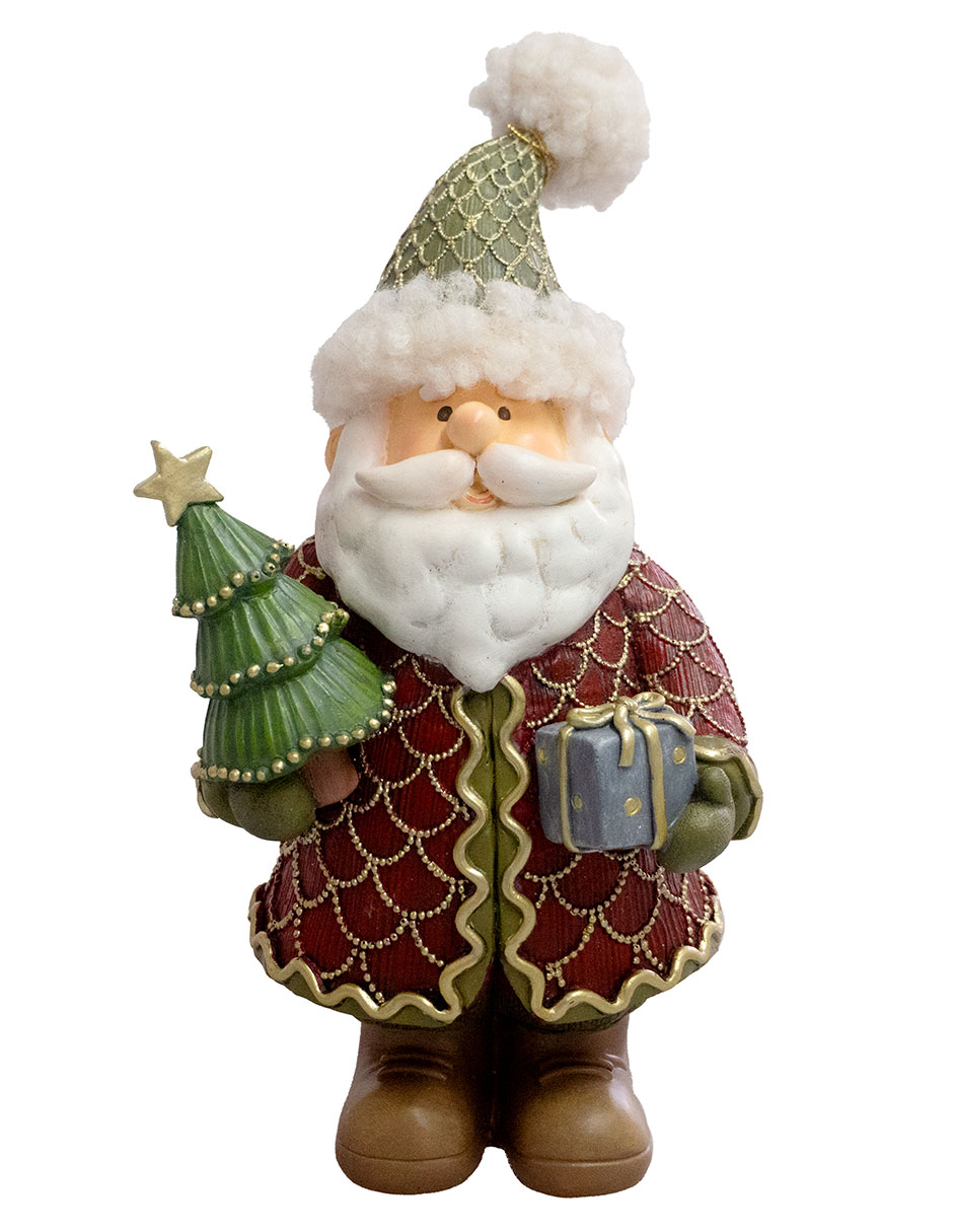 Figura decorativa navideña de santa claus Genérica