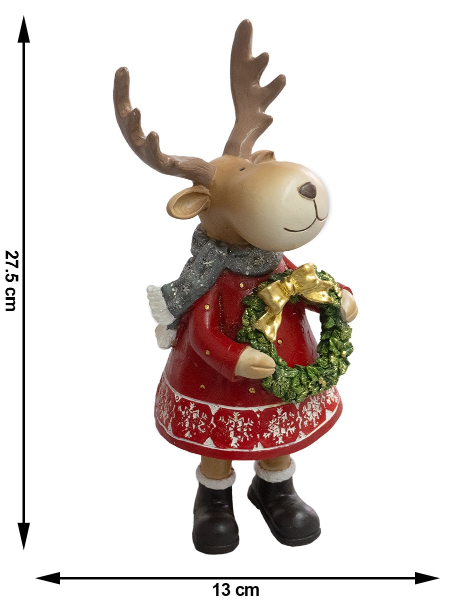 Figura decorativa navideña de reno 6