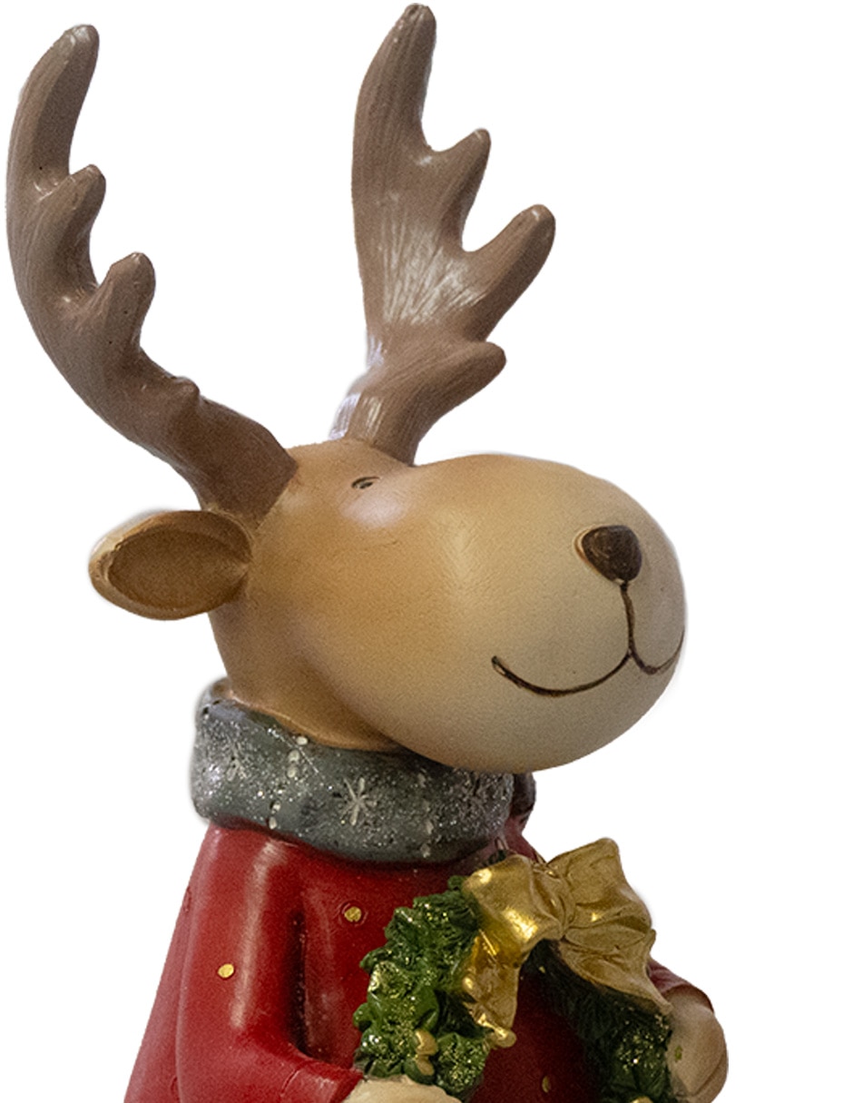 Figura decorativa navideña de reno 4