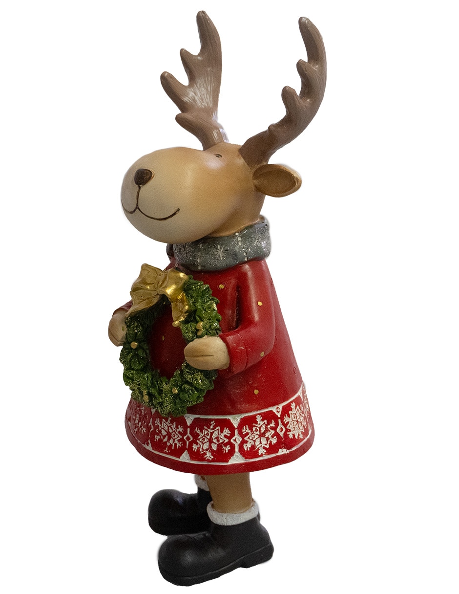 Figura decorativa navideña de reno 3