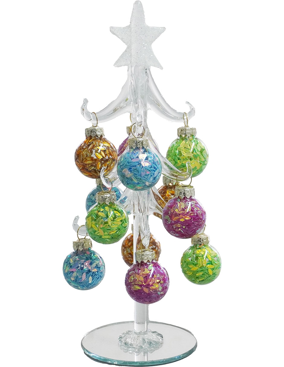 Árbol de navidad Running de cristal Árbol de navidad Running de cristal