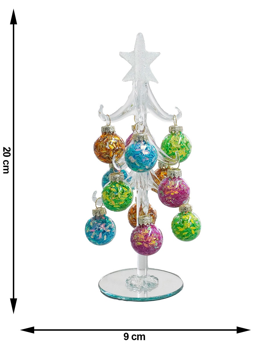 Árbol de navidad Running de cristal 6