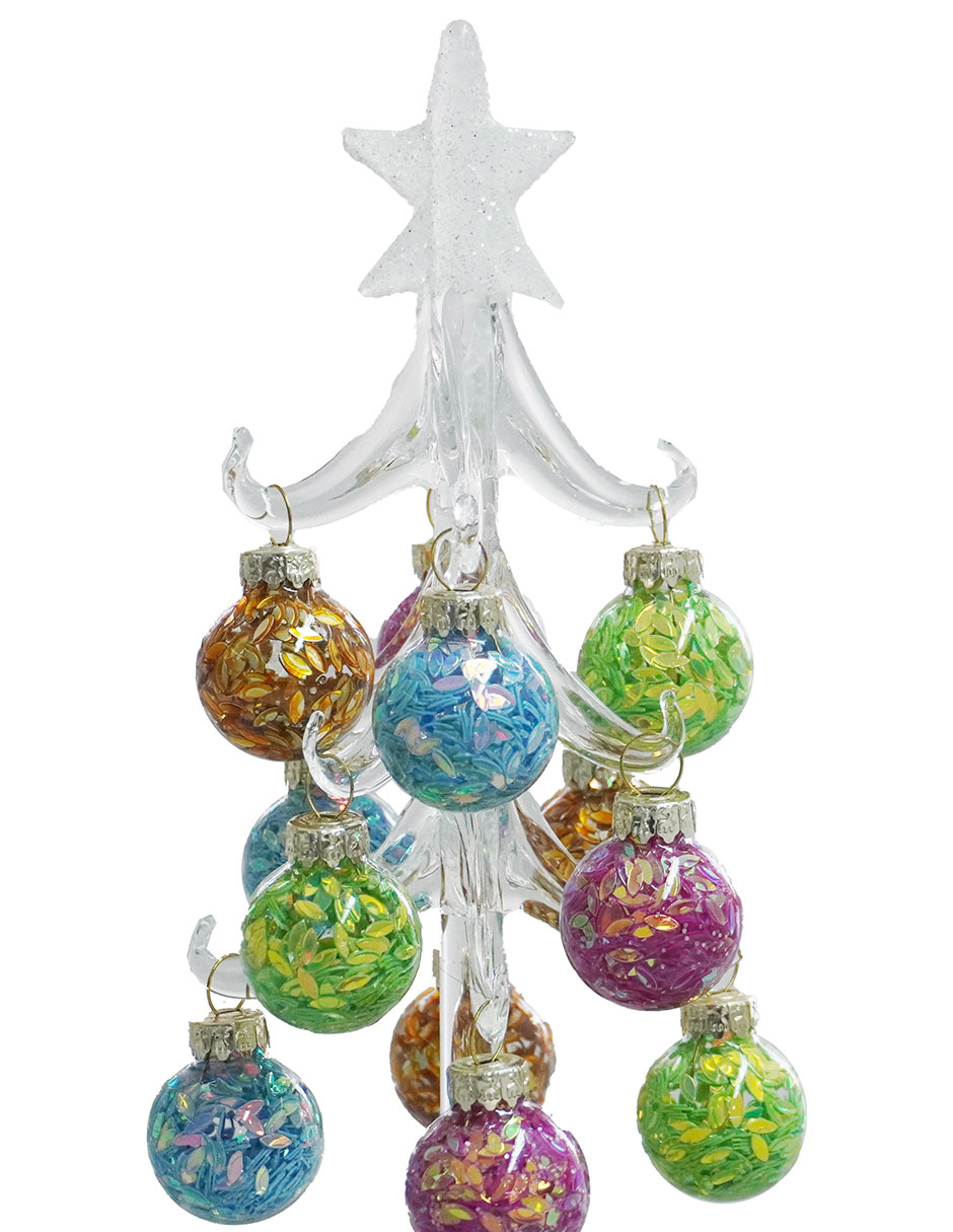 Árbol de navidad Running de cristal 3