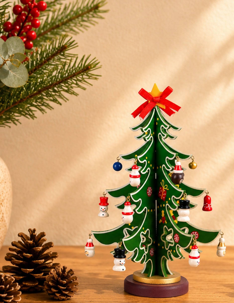 Árbol de navidad Running de madera 2