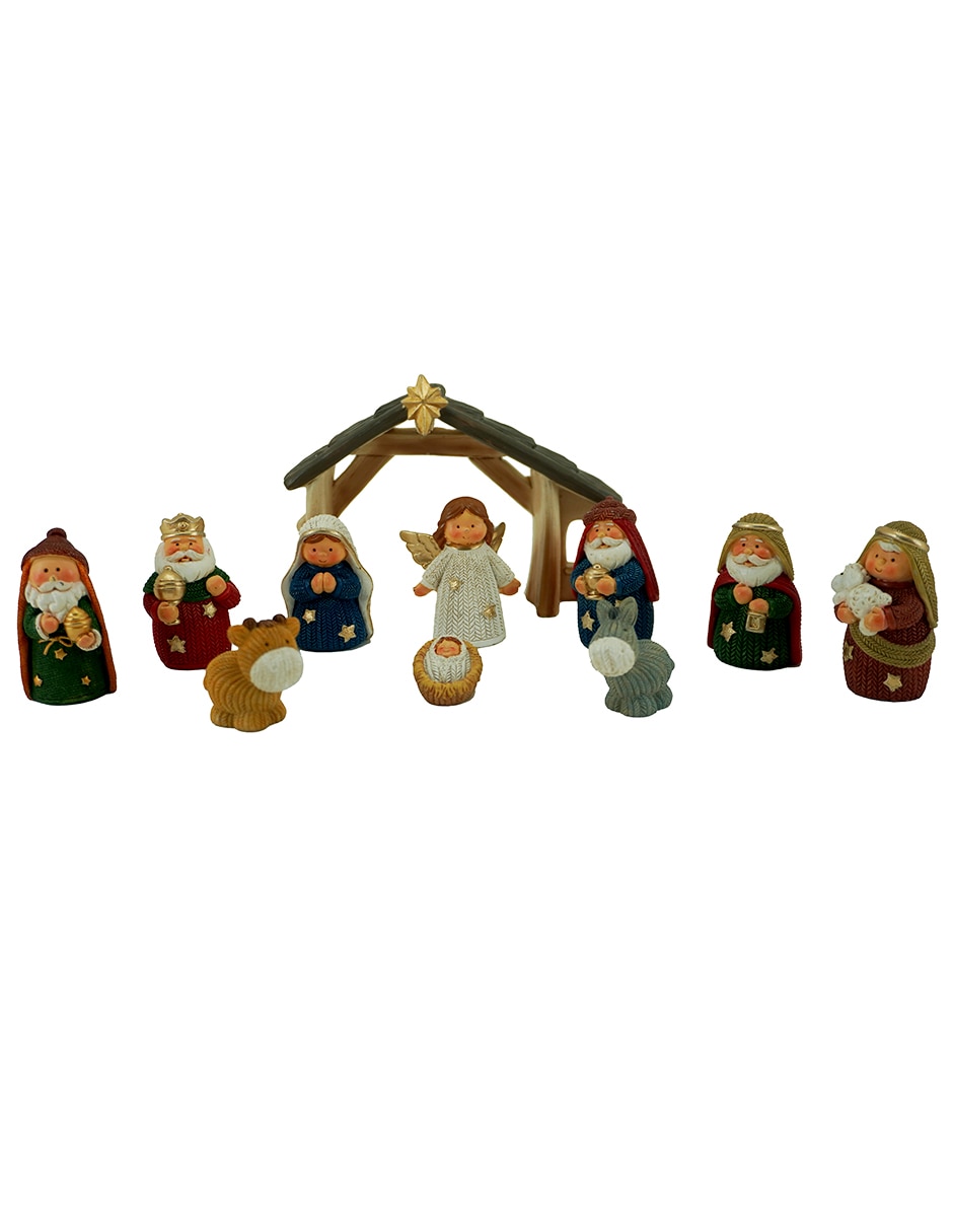 Nacimiento navidad navideño de poliresina