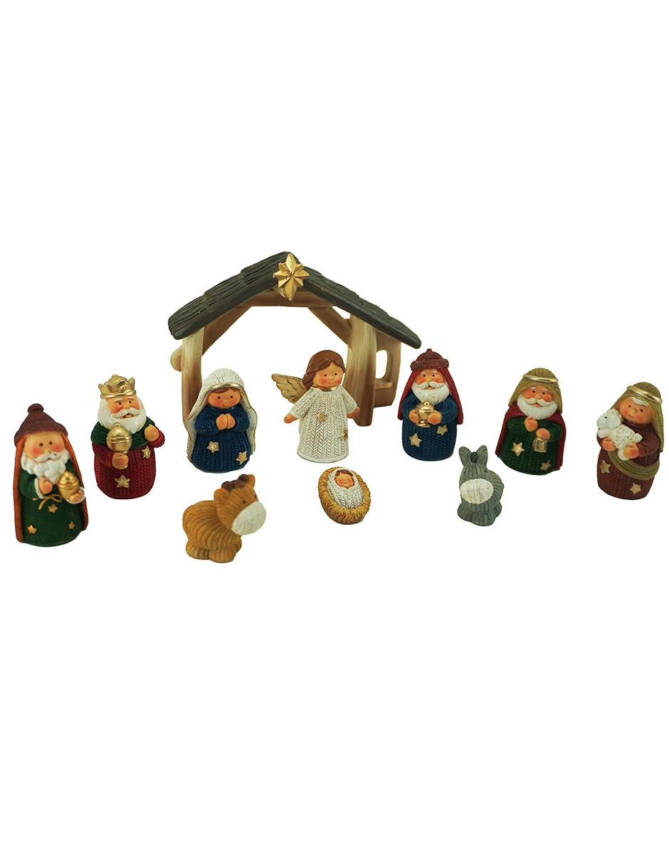 Nacimiento navidad navideño de poliresina 5
