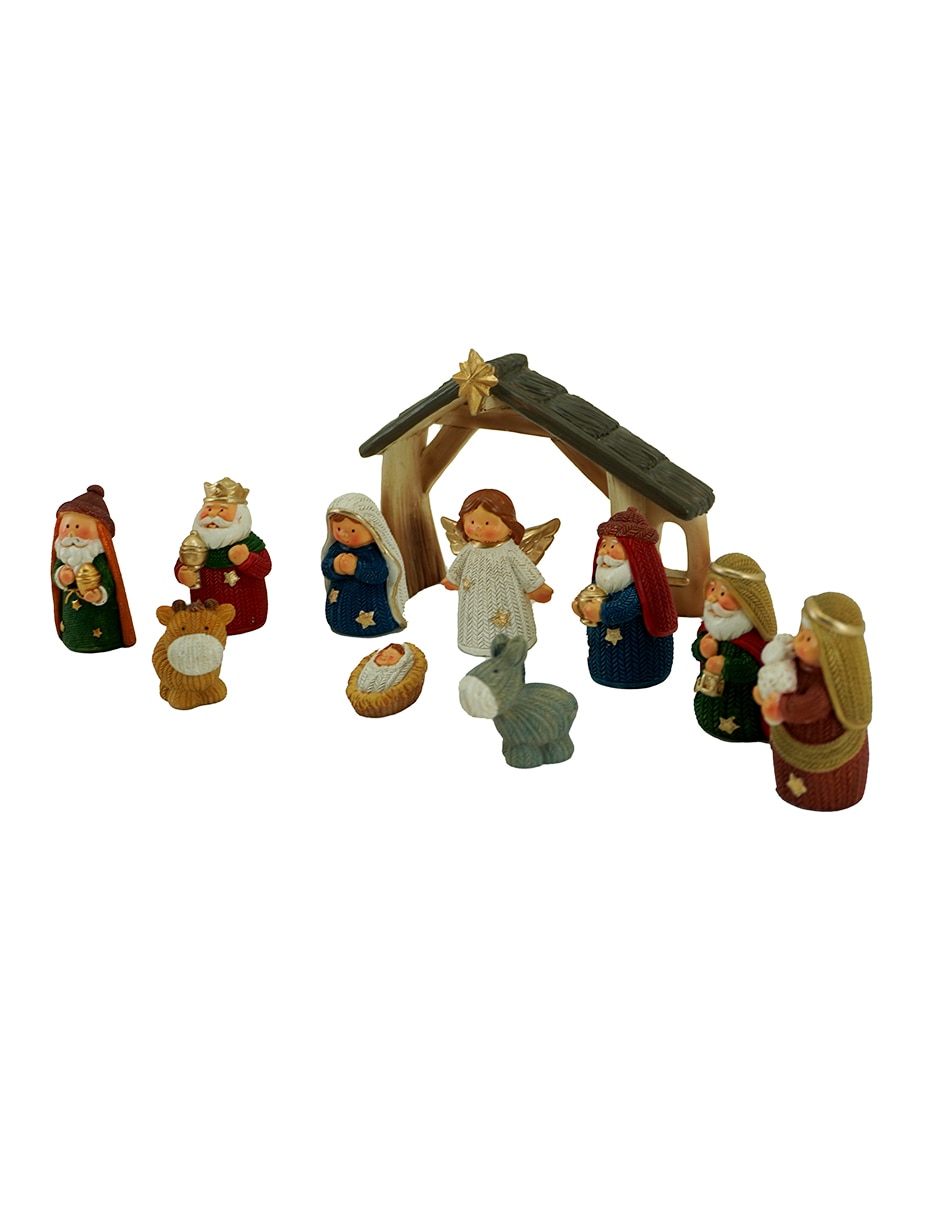 Nacimiento navidad navideño de poliresina 4