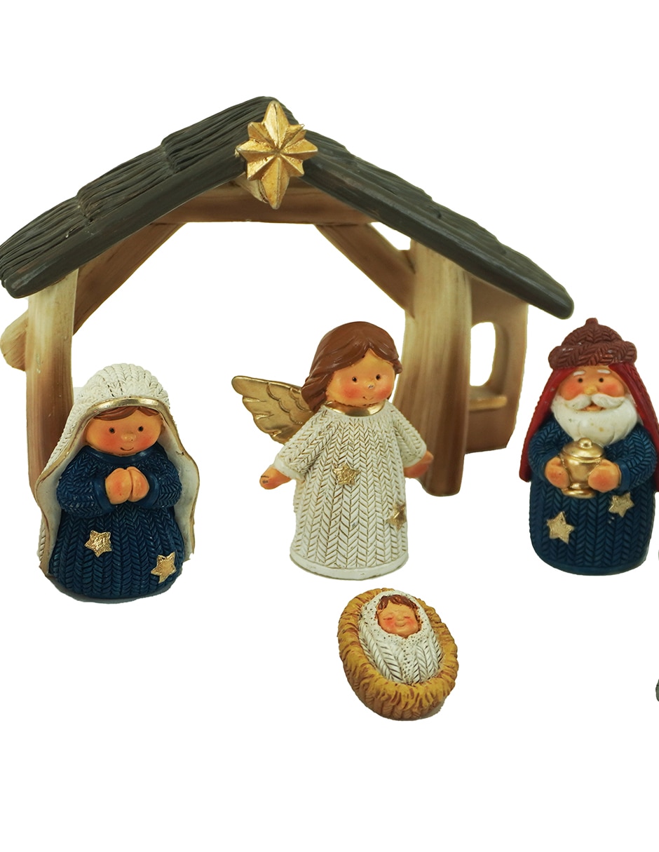 Nacimiento navidad navideño de poliresina 3