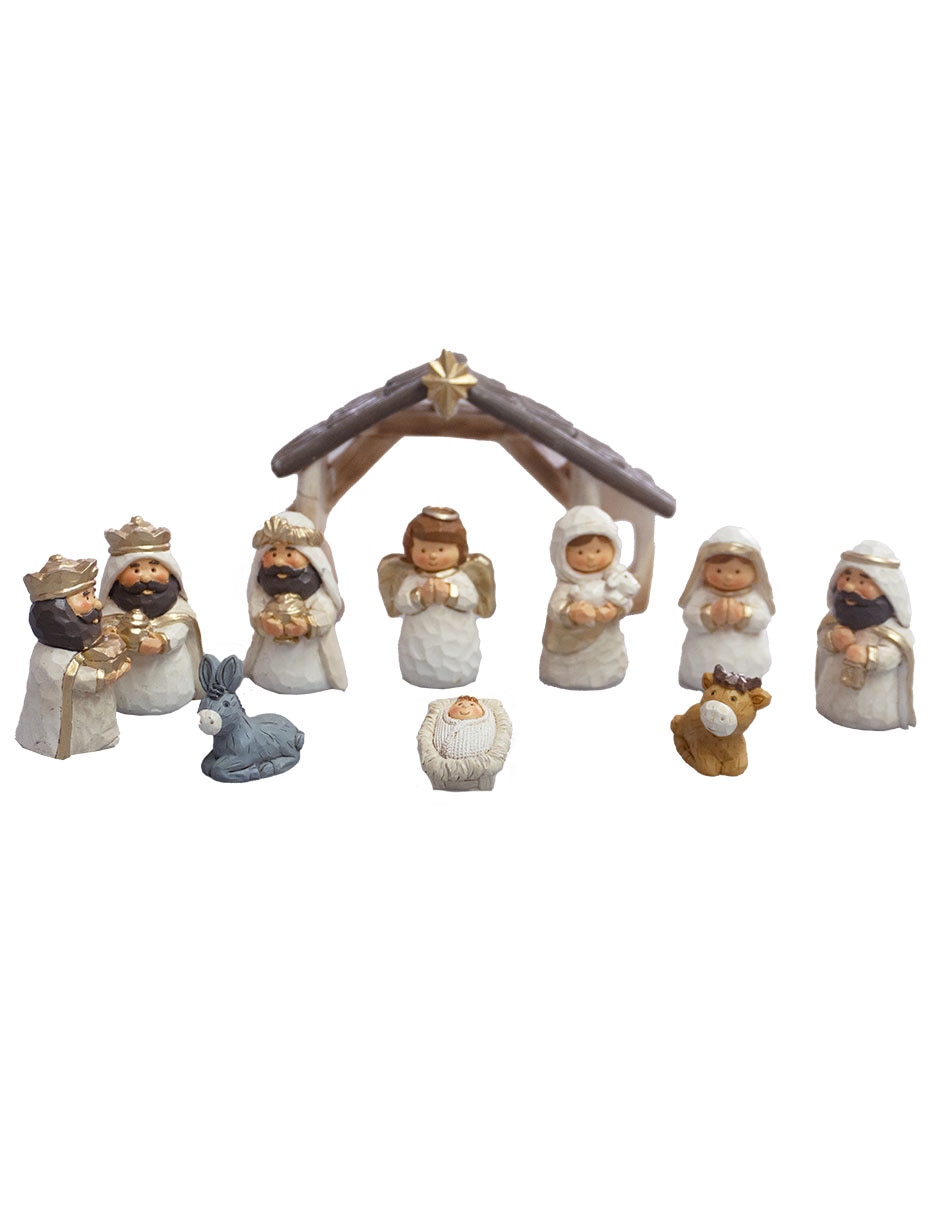 Nacimiento navidad navideño de poliresina