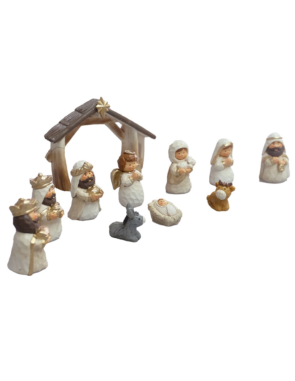 Nacimiento navidad navideño de poliresina 4