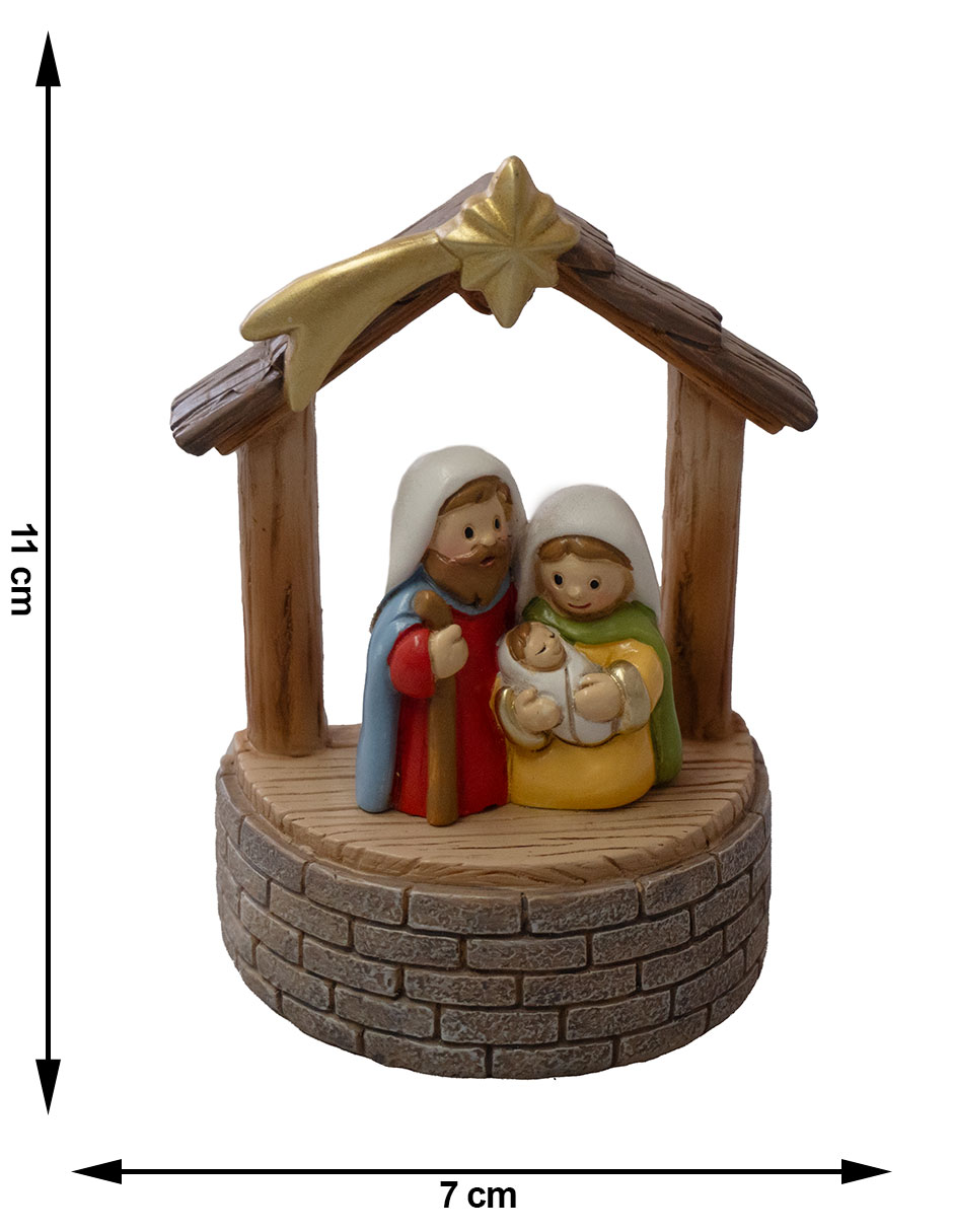Nacimiento navidad navideño de poliresina 6