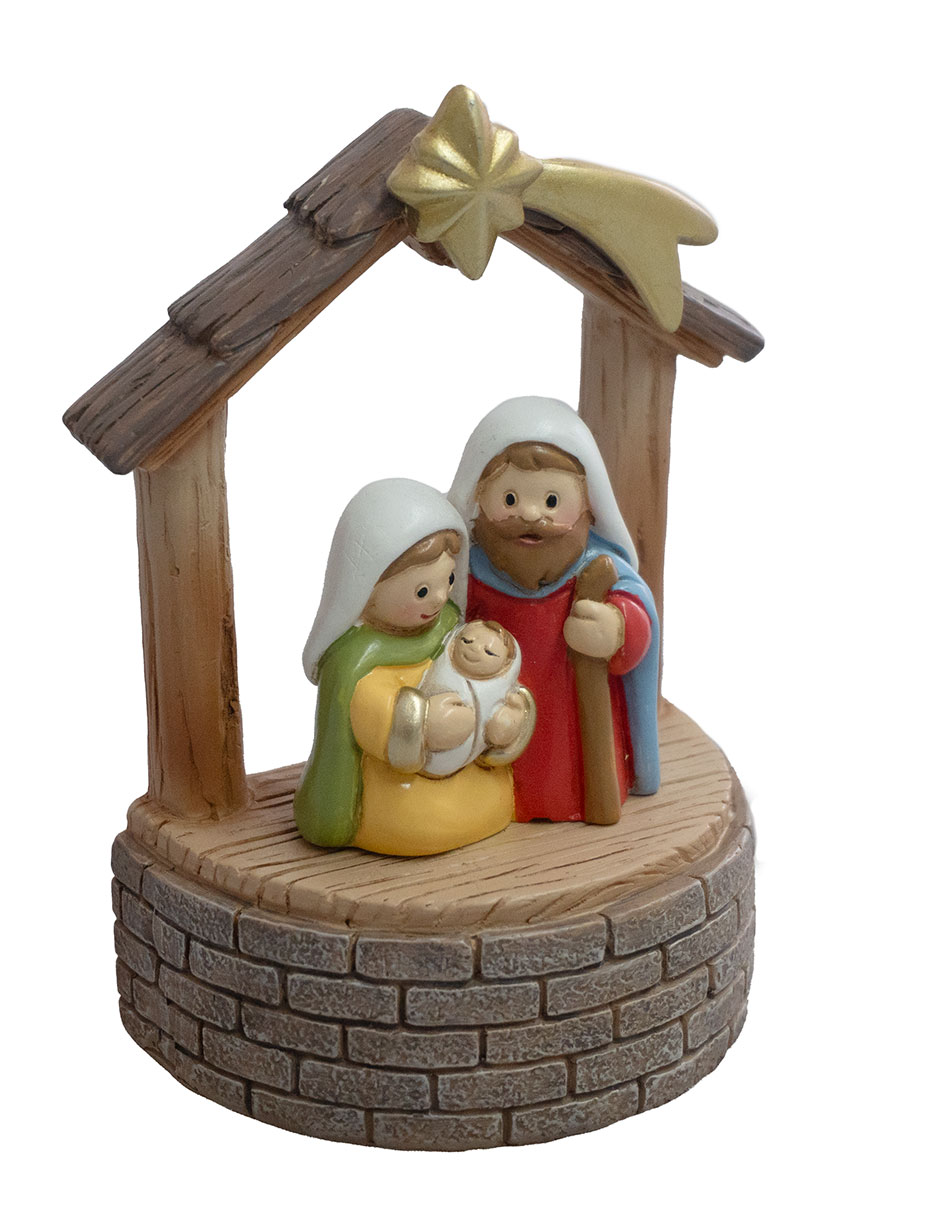 Nacimiento navidad navideño de poliresina 4