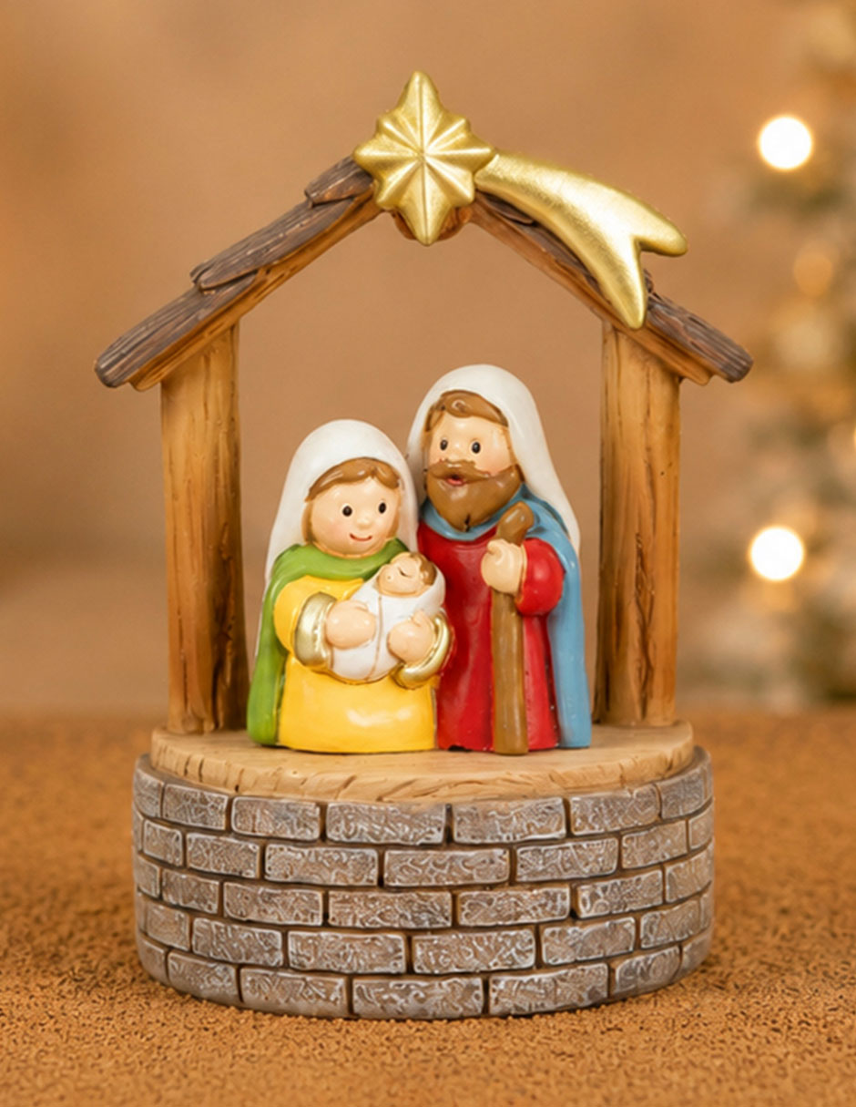 Nacimiento navidad navideño de poliresina 3