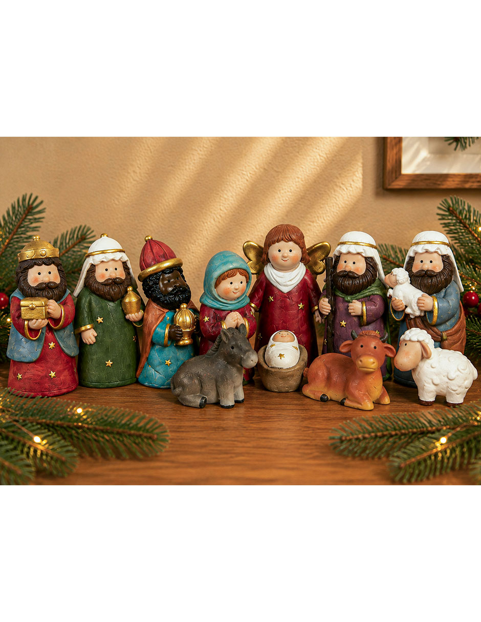 Nacimiento navideño genérica de poliresina 2