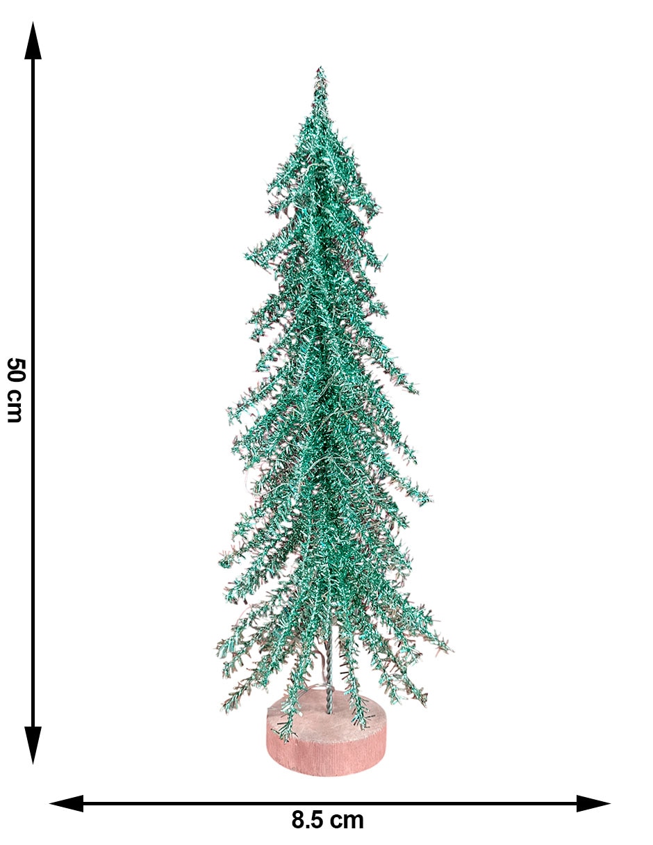 Árbol de navidad generica de aluminio con 100 luces 6