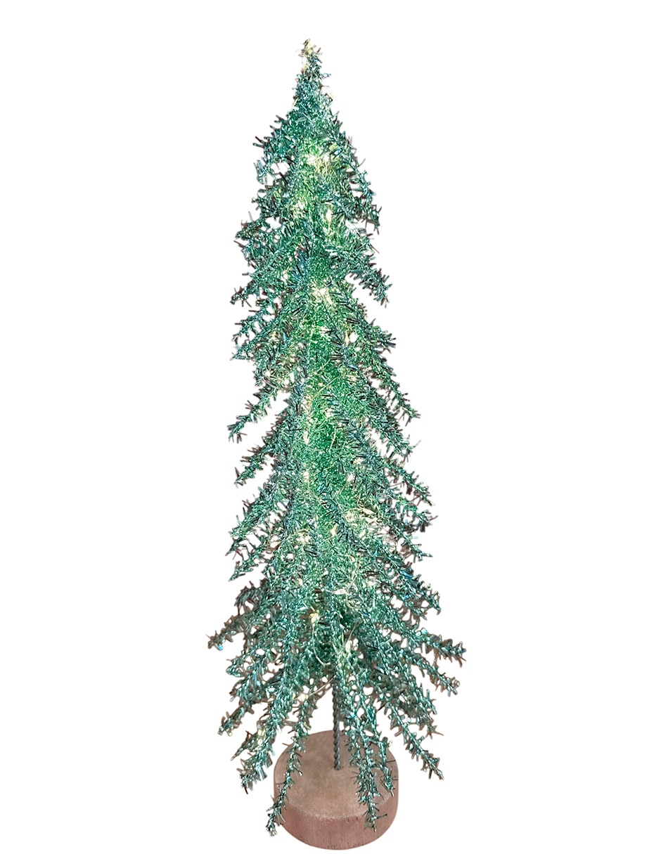 Árbol de navidad generica de aluminio con 100 luces 5
