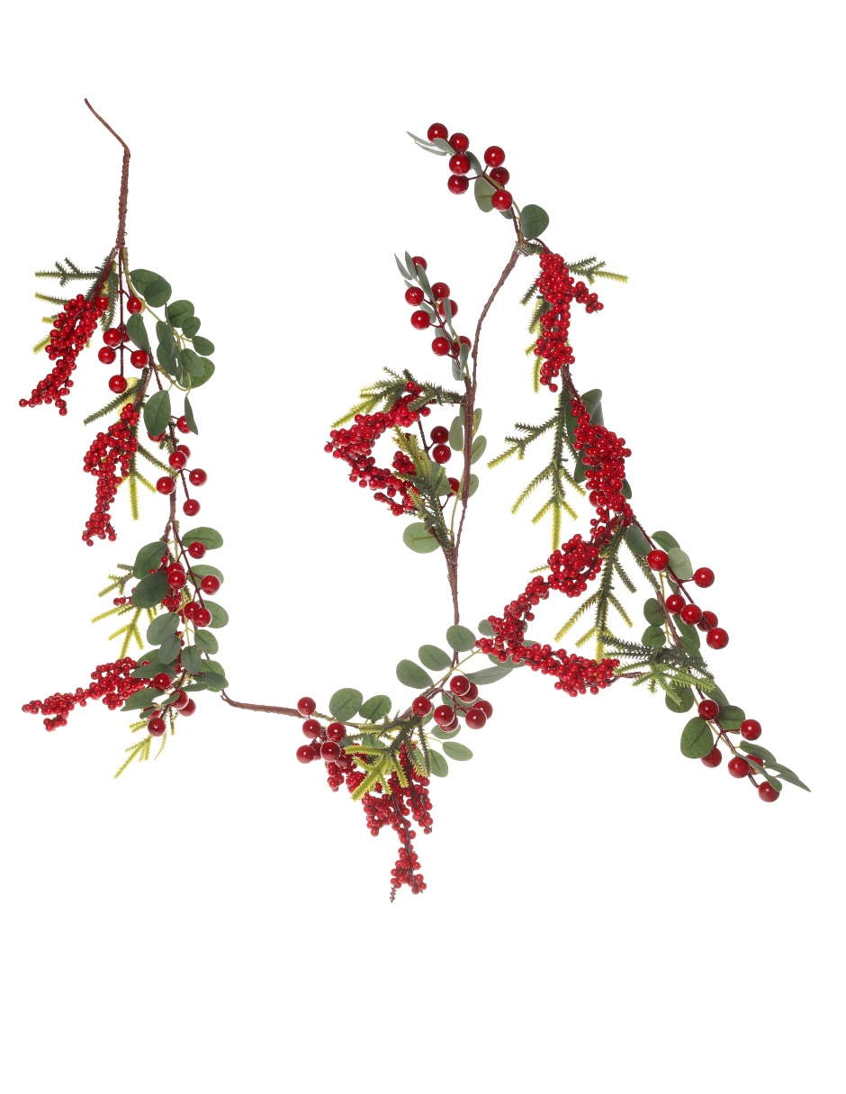 Guirnalda de diferentes especies con berries 143 cm 3