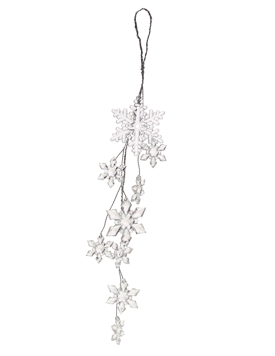 Ornamento navidad copo de nieve