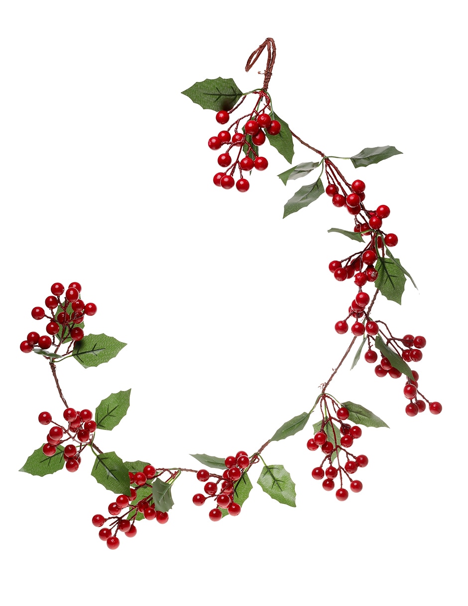 Guirnalda de diferentes especies con berries 125 cm 3