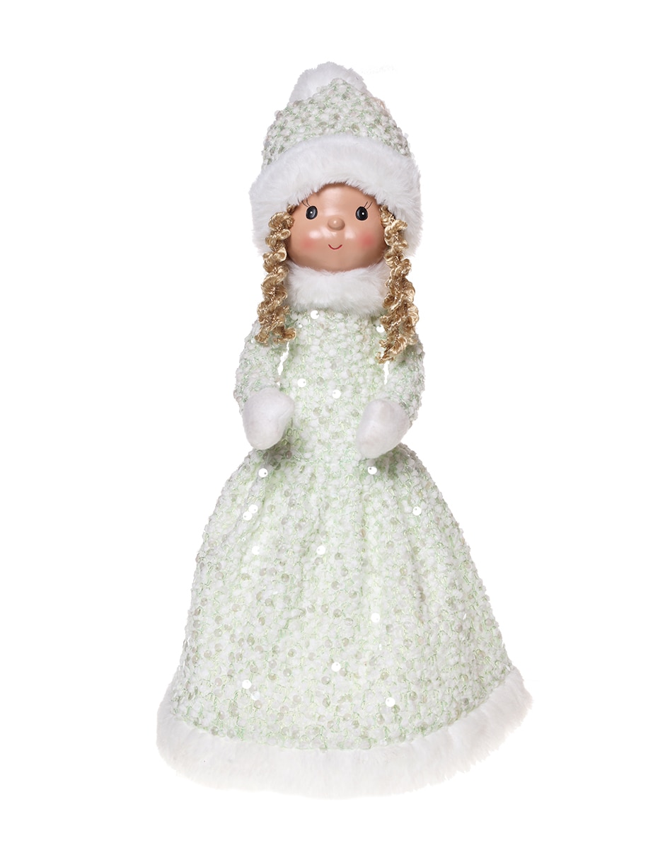 Figura decorativa navideña de Muñeca